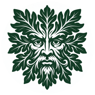 The Greene Man badge